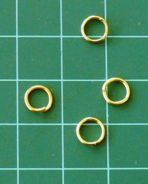 Kroužek zlatý, 6 mm