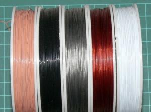 Nylonové lanko 0,45 mm - různé barvy